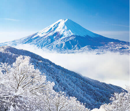 1月 富士山(山梨) 日本の朝 2023年カレンダーの画像