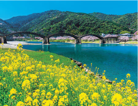 3月 錦帯橋(山口) ザ・日本 2023年カレンダーの画像