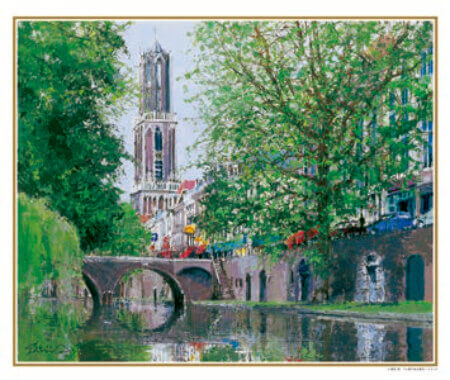 ドム塔のある運河(オランダ) ヨーロッパの印象(フィルムカレンダー) 小田切訓 2023年カレンダーの画像