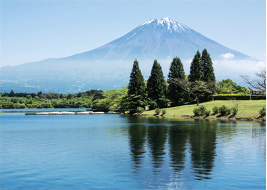 5月 田貫湖と富士山(静岡県) 富士十二景 2023年カレンダーの画像