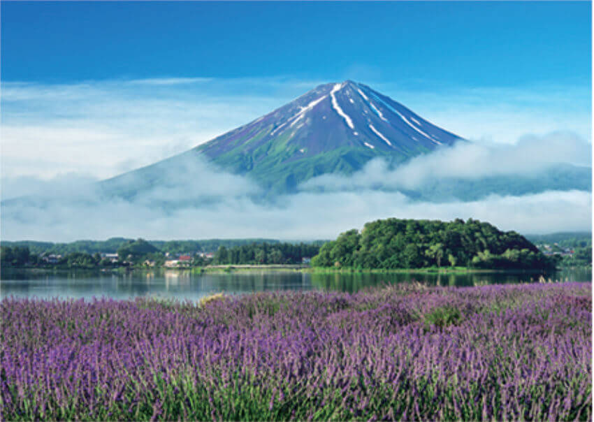 6月 川口湖畔より(山梨県) 富士十二景 2023年カレンダーの画像
