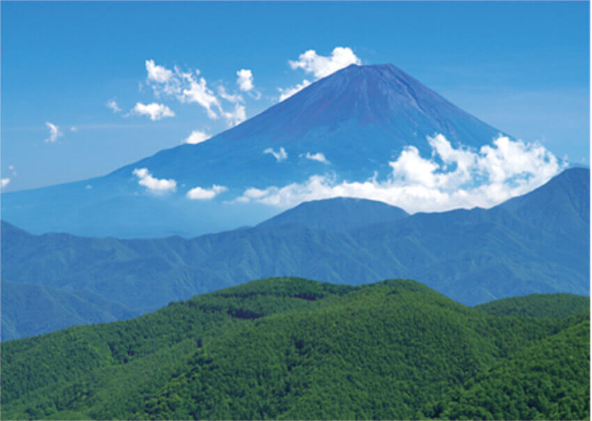 7月 櫛形山より (山梨県) 富士十二景 2023年カレンダーの画像