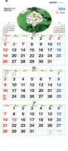アジサイ ファインスケジュール 2024年カレンダーの画像