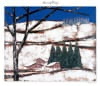 11/12月　雪の山荘 ロジェ・ボナフェ作品集 2024年カレンダーの画像