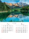 バイエルン(ドイツ) アルプス 2024年カレンダーの画像