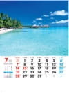 タヒチ(フランス領ポリネシア) 外国風景 2024年カレンダーの画像