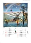 ともしび 遠い日の風景から(影絵) 藤城清治  2024年カレンダーの画像