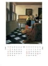 音楽の稽古 フェルメール 2024年カレンダーの画像