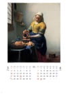 牛乳を注ぐ女 フェルメール 2024年カレンダーの画像