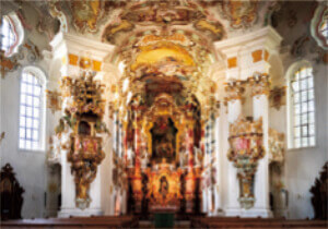 3月　ヴィースの巡礼教会(ドイツ) 魅惑の世界遺産 2024年カレンダーの画像