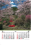 白龍園（京都） 庭(フィルムカレンダー) 2025年カレンダーの画像
