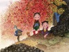 9/10月 秋風のささやき 風の詩 中島潔作品集(フィルムカレンダー) 2025年カレンダーの画像