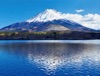 12/1月　精進湖と富士山(山梨) 彩り日本(12月はじまり) 2025年カレンダーの画像