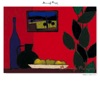 9/10月	緑の植物、りんご、小さな絵 ロジェ・ボナフェ作品集 2025年カレンダーの画像