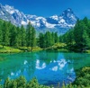 5/6月　ブルー湖（イタリア） ワイドヨーロッパ(フィルムカレンダー) 2025年カレンダーの画像