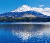 1/2月　精進湖と富士山（山梨） 四季の彩(フィルムカレンダー・小) 2025年カレンダーの画像