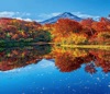 9/10月	善神沼より鳥海山（秋田） 四季の彩(フィルムカレンダー・小) 2025年カレンダーの画像