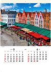 ブルージュ（ベルギー） 世界の名勝(フィルムカレンダー・小) 2025年カレンダーの画像