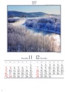 釧路川（北海道） 四季六彩 2025年カレンダーの画像