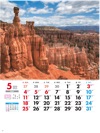 ブライスキャニオン国立公園（ｱﾒﾘｶ） 外国風景 2025年カレンダーの画像