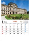 ヴェルツブルク司教館（ドイツ） ユネスコ世界遺産 2025年カレンダーの画像
