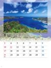 小笠原諸島（東京） 四季水景 2025年カレンダーの画像
