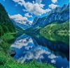 3/4月 ゴーザウ湖（オーストリア） 世界の大自然(フィルムカレンダー) 2025年カレンダーの画像