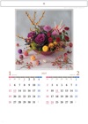  フローラルライフ 2025年カレンダーの画像
